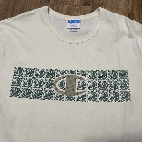 Champions Women’s Size 2XL T-Shirt Ivory Green Roses? Logo - Picture 2 of 5